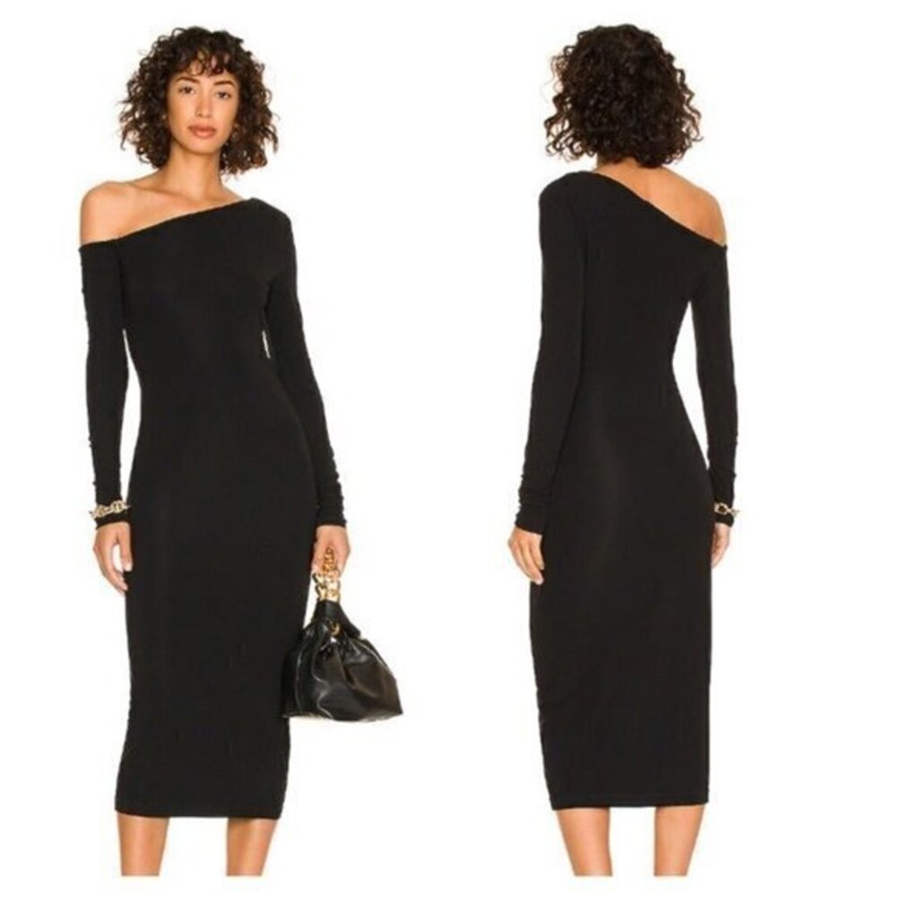 Weekend Stories Serilda Midi Dress - Black